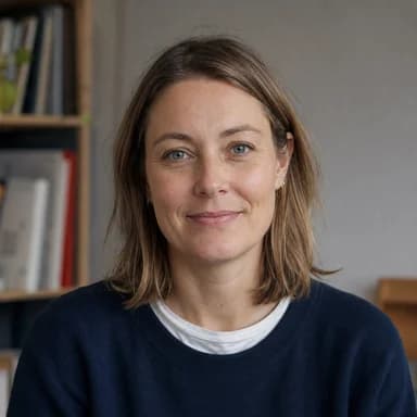 AI-generated portrait of fictional character Anna Bērziņa